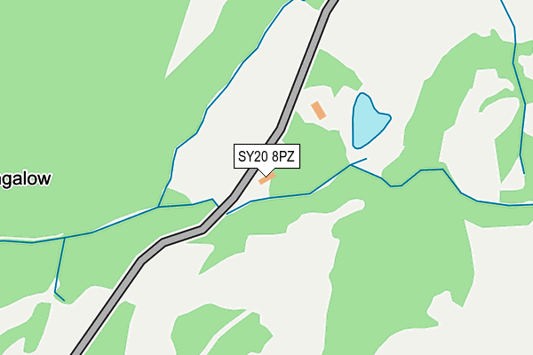 SY20 8PZ map - OS OpenMap – Local (Ordnance Survey) SY20 8PZ map - OS OpenMap – Local (Ordnance Survey)