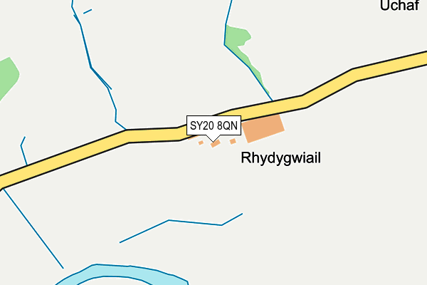 SY20 8QN map - OS OpenMap – Local (Ordnance Survey) SY20 8QN map - OS OpenMap – Local (Ordnance Survey)