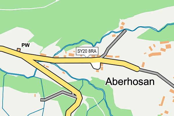 SY20 8RA map - OS OpenMap – Local (Ordnance Survey) SY20 8RA map - OS OpenMap – Local (Ordnance Survey)