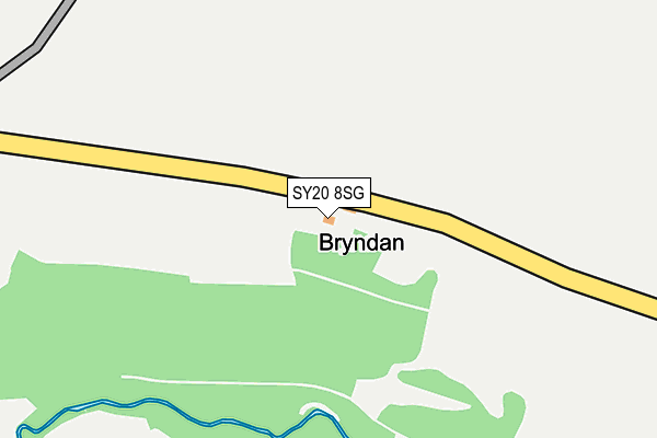 SY20 8SG map - OS OpenMap – Local (Ordnance Survey) SY20 8SG map - OS OpenMap – Local (Ordnance Survey)