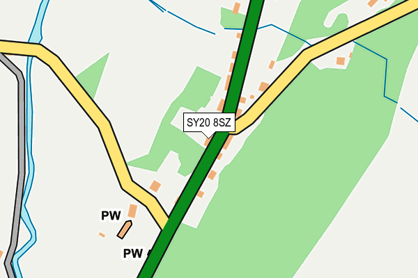 SY20 8SZ map - OS OpenMap – Local (Ordnance Survey) SY20 8SZ map - OS OpenMap – Local (Ordnance Survey)