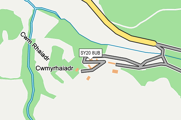 SY20 8UB map - OS OpenMap – Local (Ordnance Survey) SY20 8UB map - OS OpenMap – Local (Ordnance Survey)