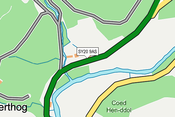 SY20 9AS map - OS OpenMap – Local (Ordnance Survey) SY20 9AS map - OS OpenMap – Local (Ordnance Survey)