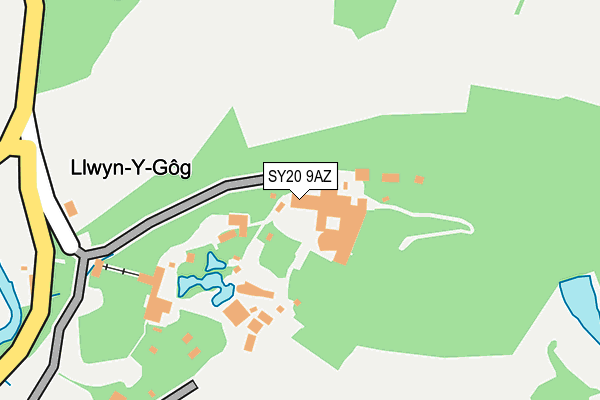 SY20 9AZ map - OS OpenMap – Local (Ordnance Survey) SY20 9AZ map - OS OpenMap – Local (Ordnance Survey)