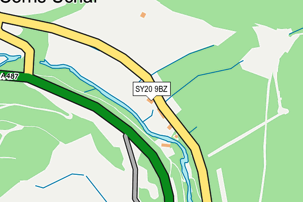 SY20 9BZ map - OS OpenMap – Local (Ordnance Survey) SY20 9BZ map - OS OpenMap – Local (Ordnance Survey)