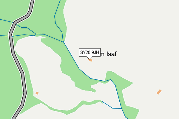 SY20 9JH map - OS OpenMap – Local (Ordnance Survey) SY20 9JH map - OS OpenMap – Local (Ordnance Survey)