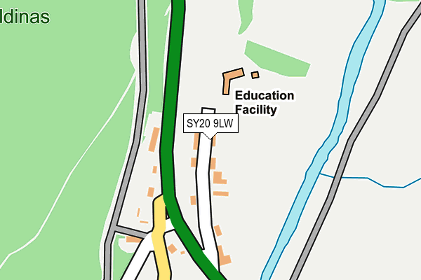 SY20 9LW map - OS OpenMap – Local (Ordnance Survey)