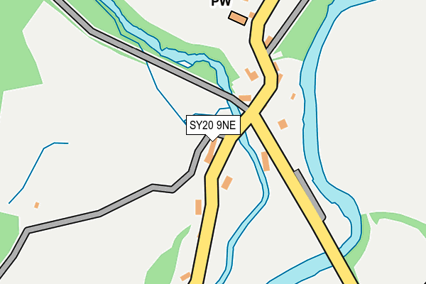 SY20 9NE map - OS OpenMap – Local (Ordnance Survey) SY20 9NE map - OS OpenMap – Local (Ordnance Survey)