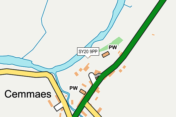 SY20 9PP map - OS OpenMap – Local (Ordnance Survey) SY20 9PP map - OS OpenMap – Local (Ordnance Survey)