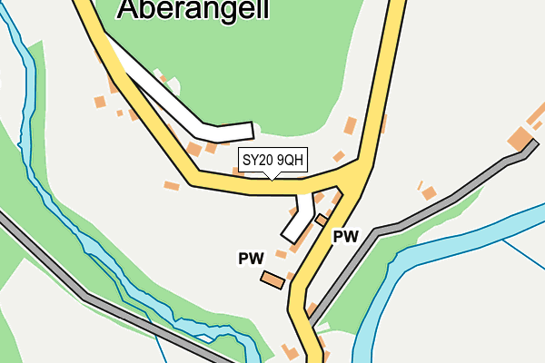 SY20 9QH map - OS OpenMap – Local (Ordnance Survey) SY20 9QH map - OS OpenMap – Local (Ordnance Survey)