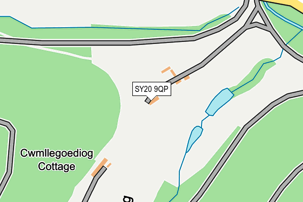 SY20 9QP map - OS OpenMap – Local (Ordnance Survey) SY20 9QP map - OS OpenMap – Local (Ordnance Survey)