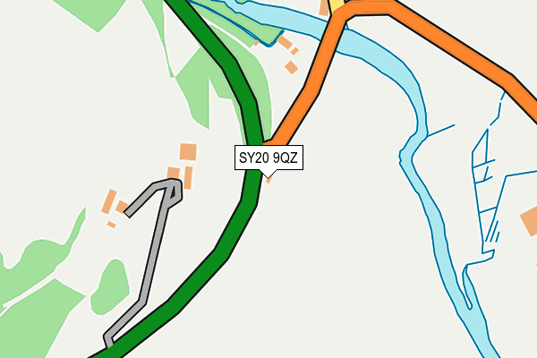 SY20 9QZ map - OS OpenMap – Local (Ordnance Survey) SY20 9QZ map - OS OpenMap – Local (Ordnance Survey)