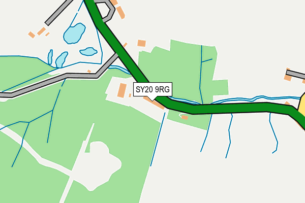 SY20 9RG map - OS OpenMap – Local (Ordnance Survey) SY20 9RG map - OS OpenMap – Local (Ordnance Survey)