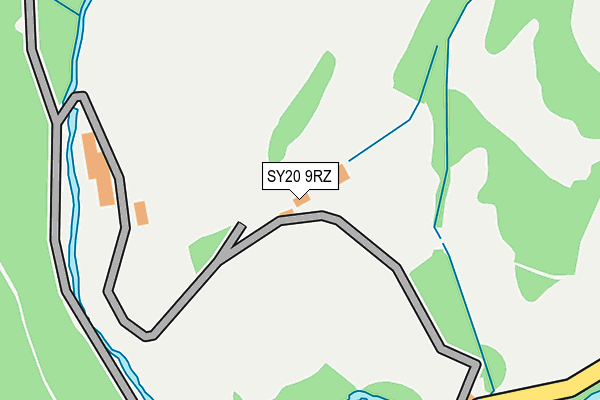 SY20 9RZ map - OS OpenMap – Local (Ordnance Survey) SY20 9RZ map - OS OpenMap – Local (Ordnance Survey)