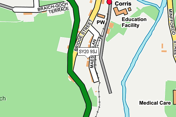 SY20 9SJ map - OS OpenMap – Local (Ordnance Survey) SY20 9SJ map - OS OpenMap – Local (Ordnance Survey)