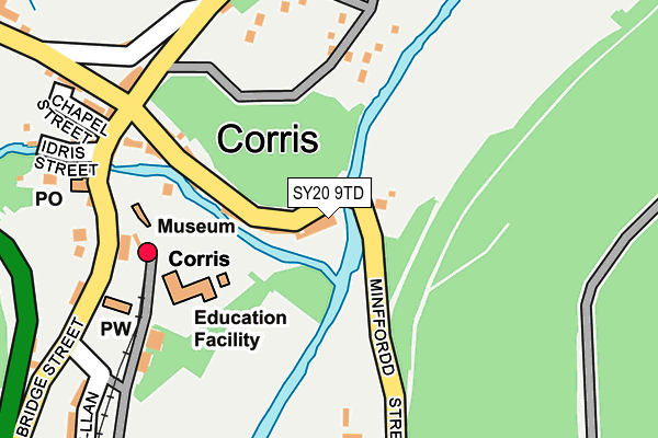 SY20 9TD map - OS OpenMap – Local (Ordnance Survey) SY20 9TD map - OS OpenMap – Local (Ordnance Survey)