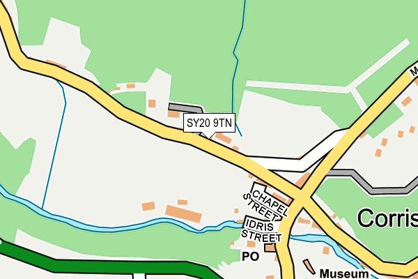 SY20 9TN map - OS OpenMap – Local (Ordnance Survey) SY20 9TN map - OS OpenMap – Local (Ordnance Survey)