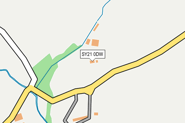 SY21 0DW map - OS OpenMap – Local (Ordnance Survey) SY21 0DW map - OS OpenMap – Local (Ordnance Survey)