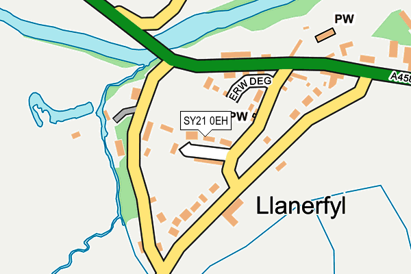 SY21 0EH map - OS OpenMap – Local (Ordnance Survey) SY21 0EH map - OS OpenMap – Local (Ordnance Survey)