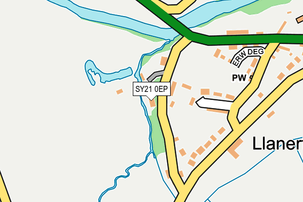 SY21 0EP map - OS OpenMap – Local (Ordnance Survey) SY21 0EP map - OS OpenMap – Local (Ordnance Survey)