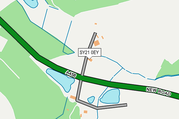 SY21 0EY map - OS OpenMap – Local (Ordnance Survey) SY21 0EY map - OS OpenMap – Local (Ordnance Survey)