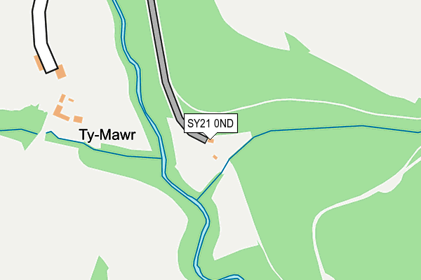 SY21 0ND map - OS OpenMap – Local (Ordnance Survey) SY21 0ND map - OS OpenMap – Local (Ordnance Survey)