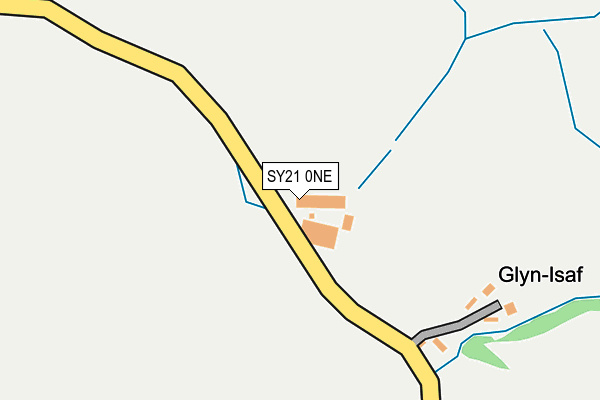 SY21 0NE map - OS OpenMap – Local (Ordnance Survey) SY21 0NE map - OS OpenMap – Local (Ordnance Survey)