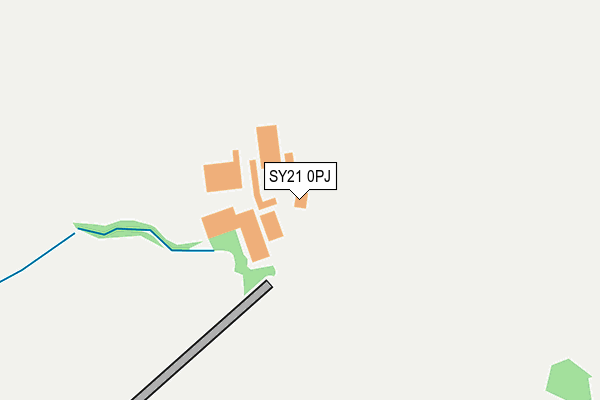 SY21 0PJ map - OS OpenMap – Local (Ordnance Survey) SY21 0PJ map - OS OpenMap – Local (Ordnance Survey)