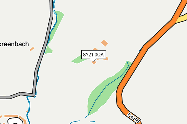 SY21 0QA map - OS OpenMap – Local (Ordnance Survey) SY21 0QA map - OS OpenMap – Local (Ordnance Survey)