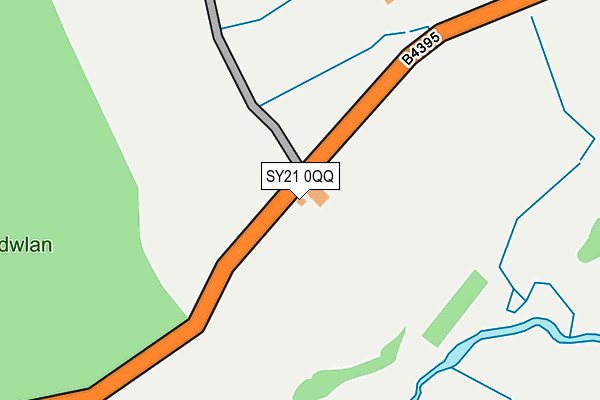SY21 0QQ map - OS OpenMap – Local (Ordnance Survey) SY21 0QQ map - OS OpenMap – Local (Ordnance Survey)
