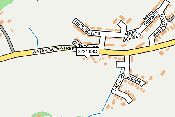 SY21 0SQ map - OS OpenMap – Local (Ordnance Survey) SY21 0SQ map - OS OpenMap – Local (Ordnance Survey)