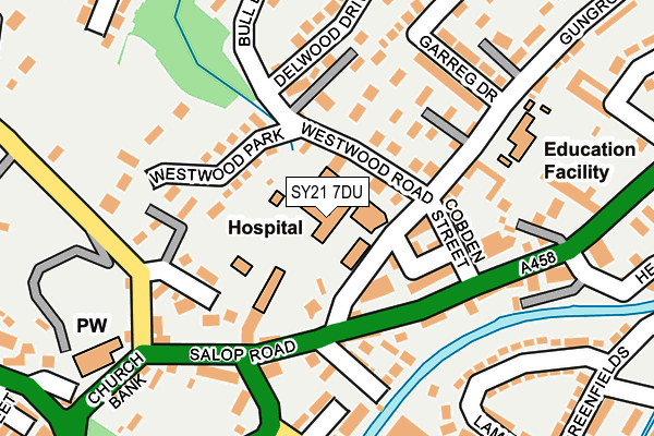 SY21 7DU map - OS OpenMap – Local (Ordnance Survey) SY21 7DU map - OS OpenMap – Local (Ordnance Survey)