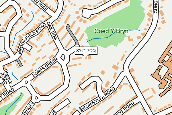 SY21 7QQ map - OS OpenMap – Local (Ordnance Survey) SY21 7QQ map - OS OpenMap – Local (Ordnance Survey)