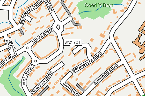 SY21 7QT map - OS OpenMap – Local (Ordnance Survey) SY21 7QT map - OS OpenMap – Local (Ordnance Survey)