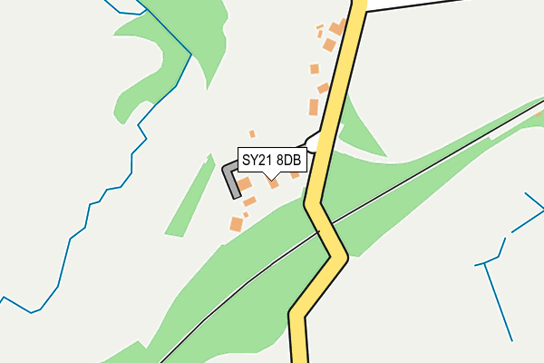 SY21 8DB map - OS OpenMap – Local (Ordnance Survey) SY21 8DB map - OS OpenMap – Local (Ordnance Survey)