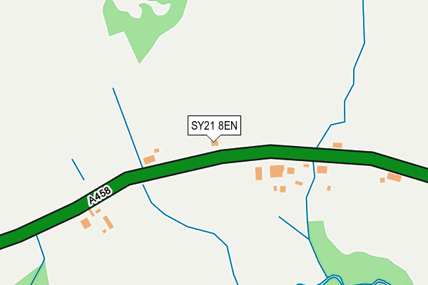 SY21 8EN map - OS OpenMap – Local (Ordnance Survey) SY21 8EN map - OS OpenMap – Local (Ordnance Survey)