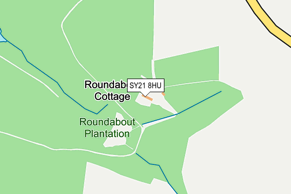 SY21 8HU map - OS OpenMap – Local (Ordnance Survey) SY21 8HU map - OS OpenMap – Local (Ordnance Survey)