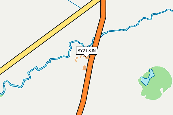 SY21 8JN map - OS OpenMap – Local (Ordnance Survey) SY21 8JN map - OS OpenMap – Local (Ordnance Survey)