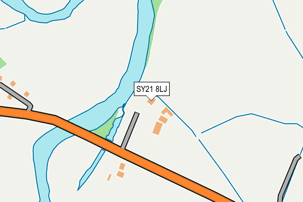 SY21 8LJ map - OS OpenMap – Local (Ordnance Survey) SY21 8LJ map - OS OpenMap – Local (Ordnance Survey)