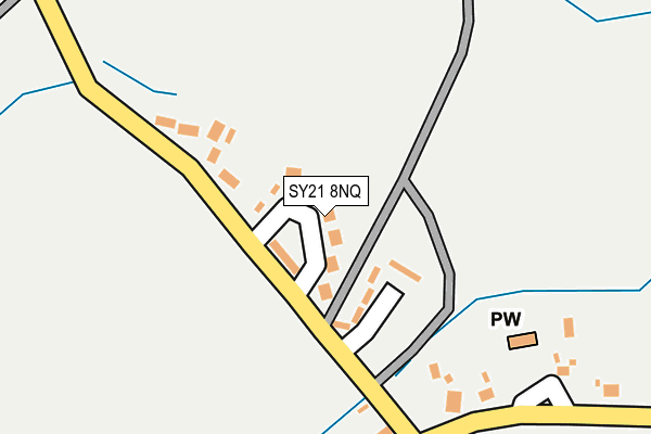 SY21 8NQ map - OS OpenMap – Local (Ordnance Survey)