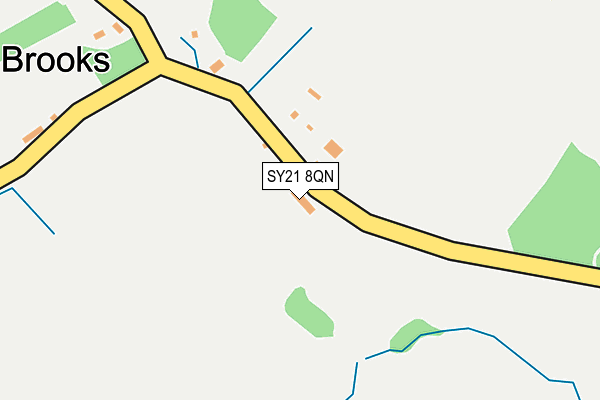 SY21 8QN map - OS OpenMap – Local (Ordnance Survey) SY21 8QN map - OS OpenMap – Local (Ordnance Survey)