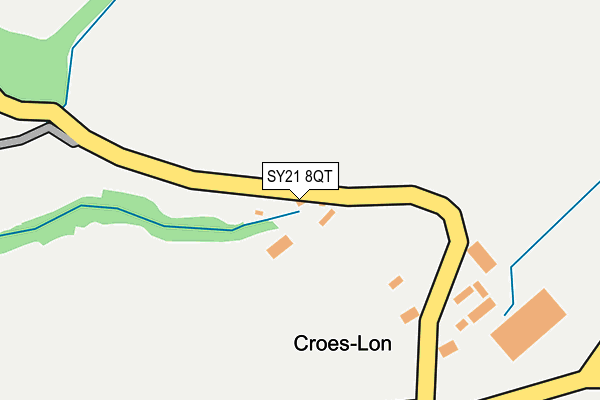 SY21 8QT map - OS OpenMap – Local (Ordnance Survey) SY21 8QT map - OS OpenMap – Local (Ordnance Survey)