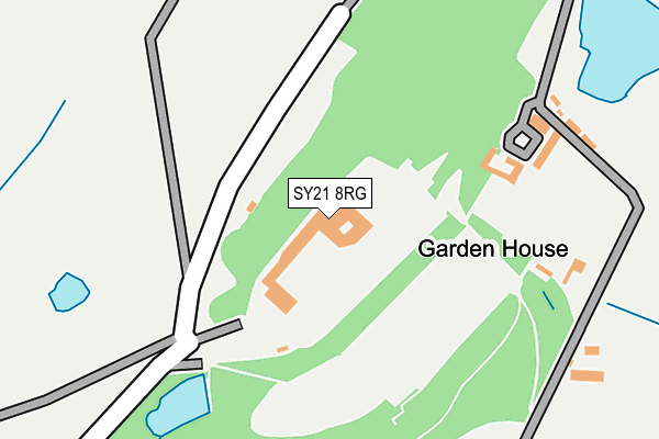 SY21 8RG map - OS OpenMap – Local (Ordnance Survey) SY21 8RG map - OS OpenMap – Local (Ordnance Survey)