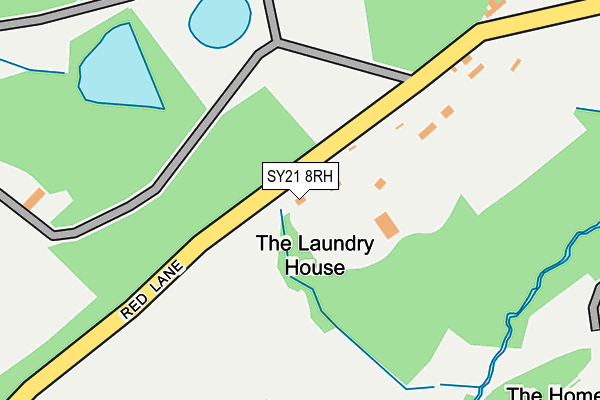 SY21 8RH map - OS OpenMap – Local (Ordnance Survey) SY21 8RH map - OS OpenMap – Local (Ordnance Survey)