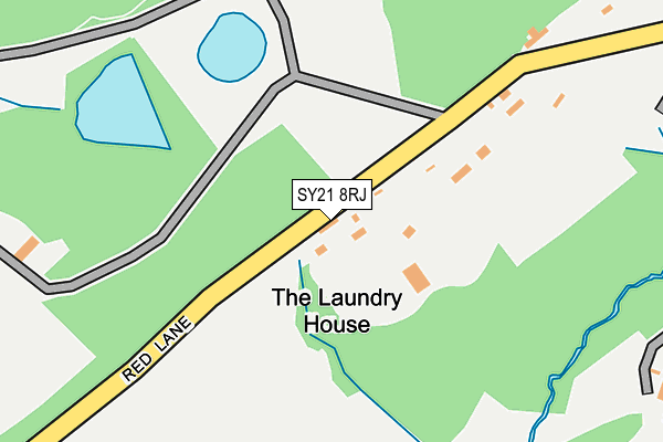 SY21 8RJ map - OS OpenMap – Local (Ordnance Survey) SY21 8RJ map - OS OpenMap – Local (Ordnance Survey)