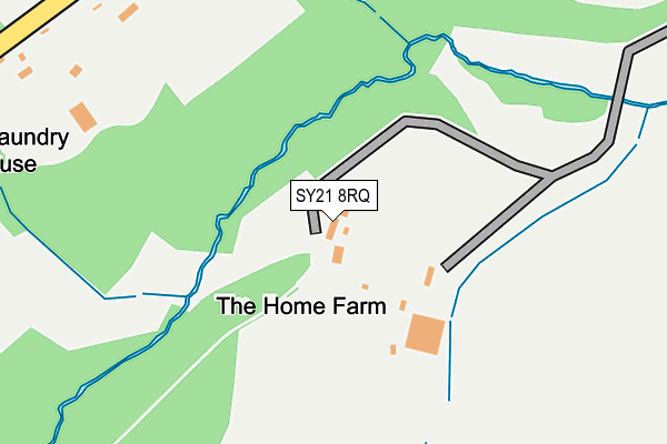 SY21 8RQ map - OS OpenMap – Local (Ordnance Survey) SY21 8RQ map - OS OpenMap – Local (Ordnance Survey)