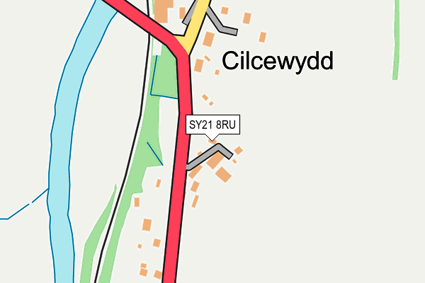 SY21 8RU map - OS OpenMap – Local (Ordnance Survey) SY21 8RU map - OS OpenMap – Local (Ordnance Survey)