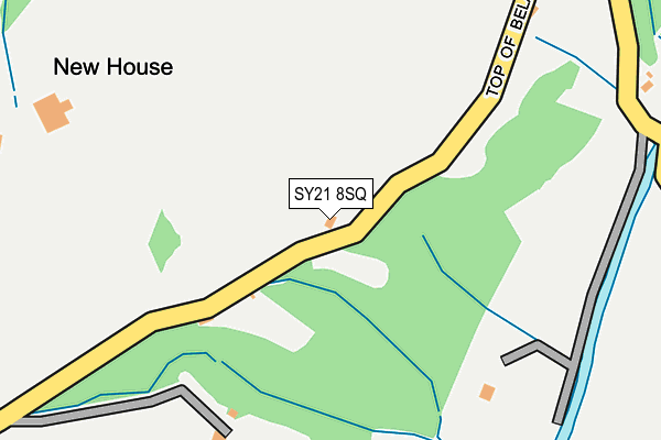 SY21 8SQ map - OS OpenMap – Local (Ordnance Survey) SY21 8SQ map - OS OpenMap – Local (Ordnance Survey)