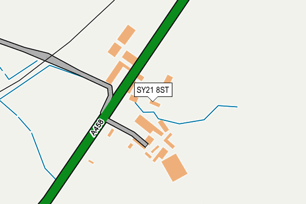 SY21 8ST map - OS OpenMap – Local (Ordnance Survey) SY21 8ST map - OS OpenMap – Local (Ordnance Survey)