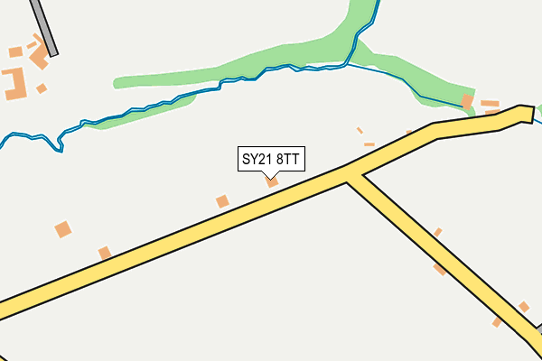 SY21 8TT map - OS OpenMap – Local (Ordnance Survey) SY21 8TT map - OS OpenMap – Local (Ordnance Survey)